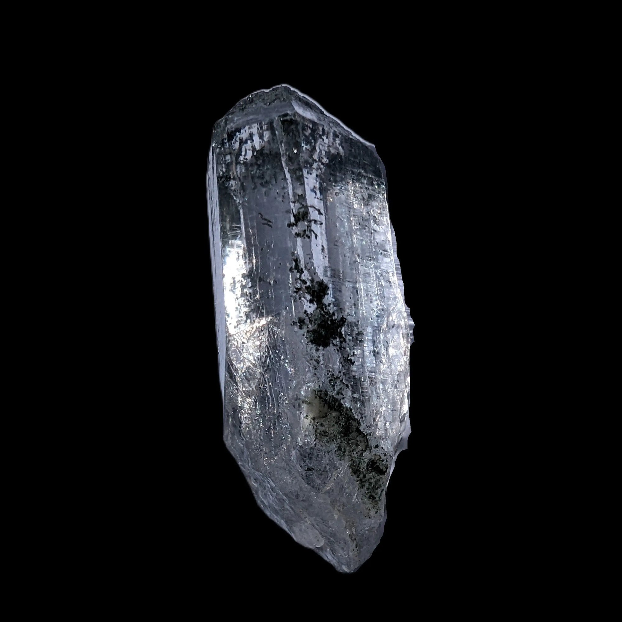 Quartz crystal etched with Chlorite from Pakistan 17.3g Rocks and Things Store