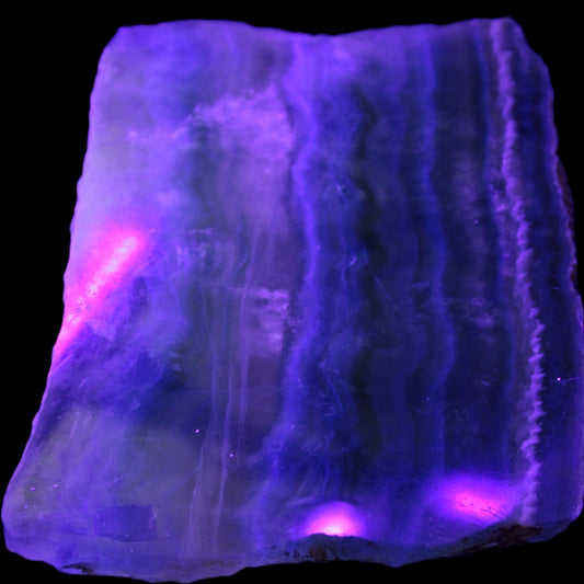 Rainbow Fluorite slice 555g Rocks and Things