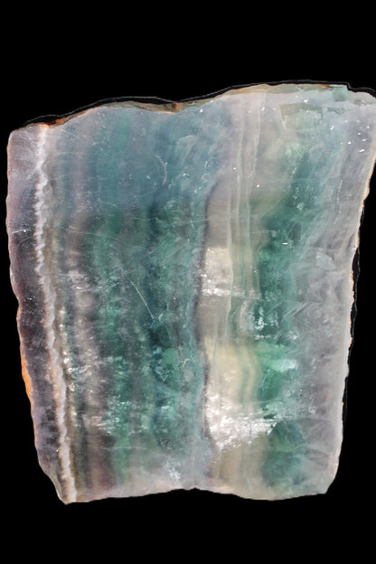 Rainbow Fluorite slice 555g Rocks and Things