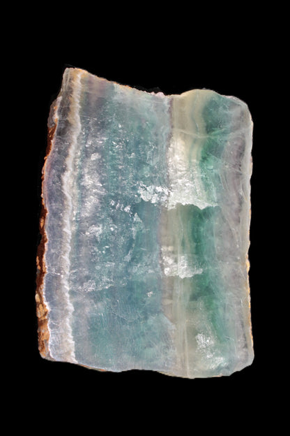 Rainbow Fluorite slice 555g Rocks and Things