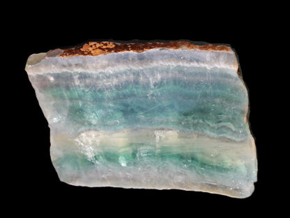 Rainbow Fluorite slice 555g Rocks and Things