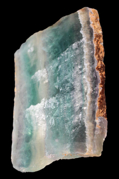 Rainbow Fluorite slice 555g Rocks and Things