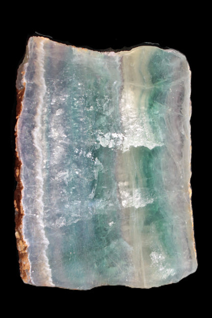 Rainbow Fluorite slice 555g Rocks and Things