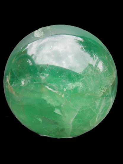 Rainbows Green Fluorite sphere 120mm 3350g Rocks and Things Store