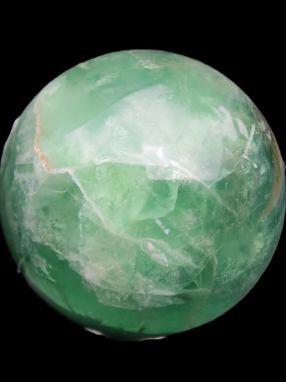 Rainbows Green Fluorite sphere 120mm 3350g Rocks and Things Store