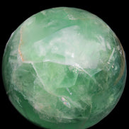 Rainbows Green Fluorite sphere 120mm 3350g Rocks and Things Store