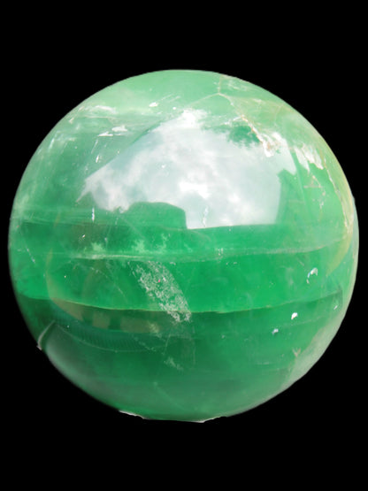 Rainbows Green Fluorite sphere 120mm 3350g Rocks and Things Store