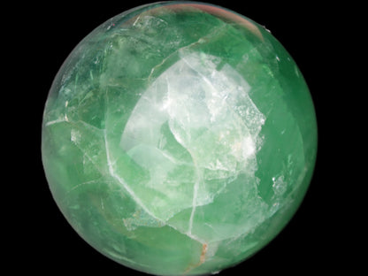 Rainbows Green Fluorite sphere 120mm 3350g Rocks and Things Store