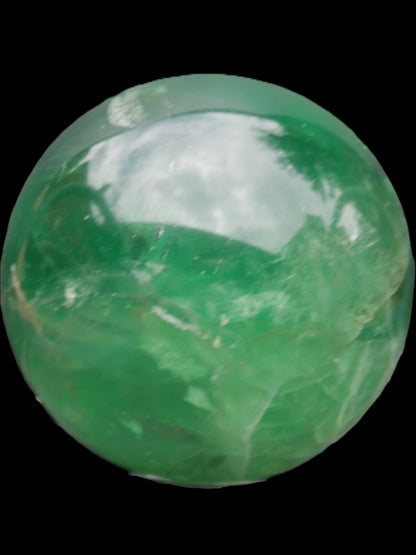 Rainbows Green Fluorite sphere 120mm 3350g Rocks and Things Store