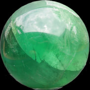 Rainbows Green Fluorite sphere 120mm 3350g Rocks and Things Store