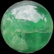 Rainbows Green Fluorite sphere 120mm 3350g Rocks and Things Store