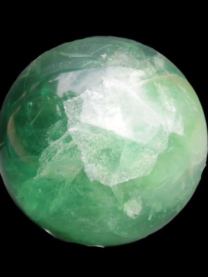 Rainbows Green Fluorite sphere 120mm 3350g Rocks and Things Store