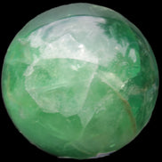 Rainbows Green Fluorite sphere 120mm 3350g Rocks and Things Store
