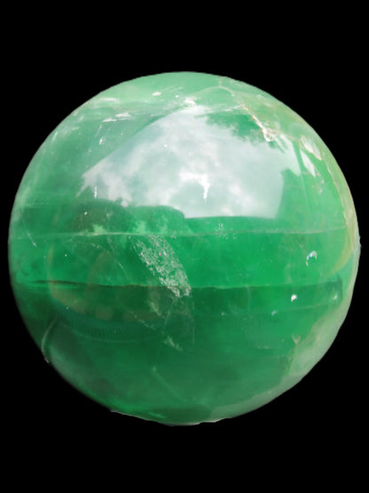 Rainbows Green Fluorite sphere 120mm 3350g Rocks and Things Store