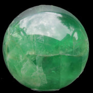 Rainbows Green Fluorite sphere 120mm 3350g Rocks and Things Store