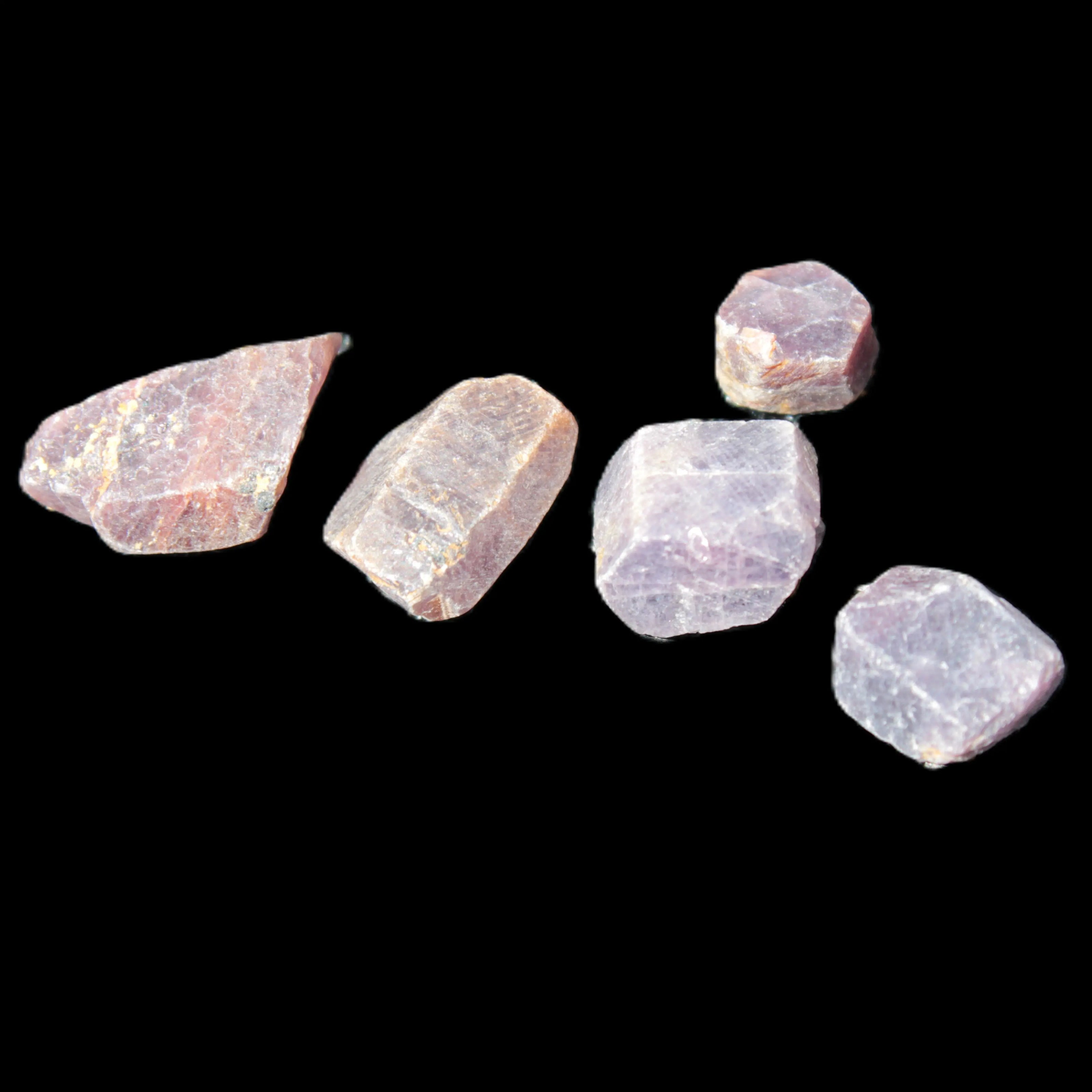 Red Corundum 5 natural Ruby crystals 8g Rocks and Things