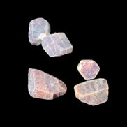 Red Corundum 5 natural Ruby crystals 8g Rocks and Things
