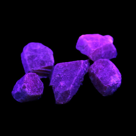 Red Corundum 5 natural Ruby crystals 8g Rocks and Things