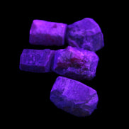 Red Corundum 5 natural Ruby crystals 8g Rocks and Things