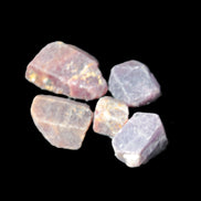 Red Corundum 5 natural Ruby crystals 8g Rocks and Things