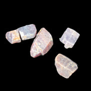 Red Corundum 5 natural Ruby crystals 8g Rocks and Things