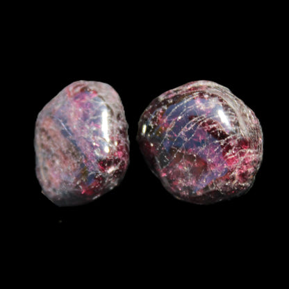 Red Garnet 2 polished crystals 8-10g Rocks and Things