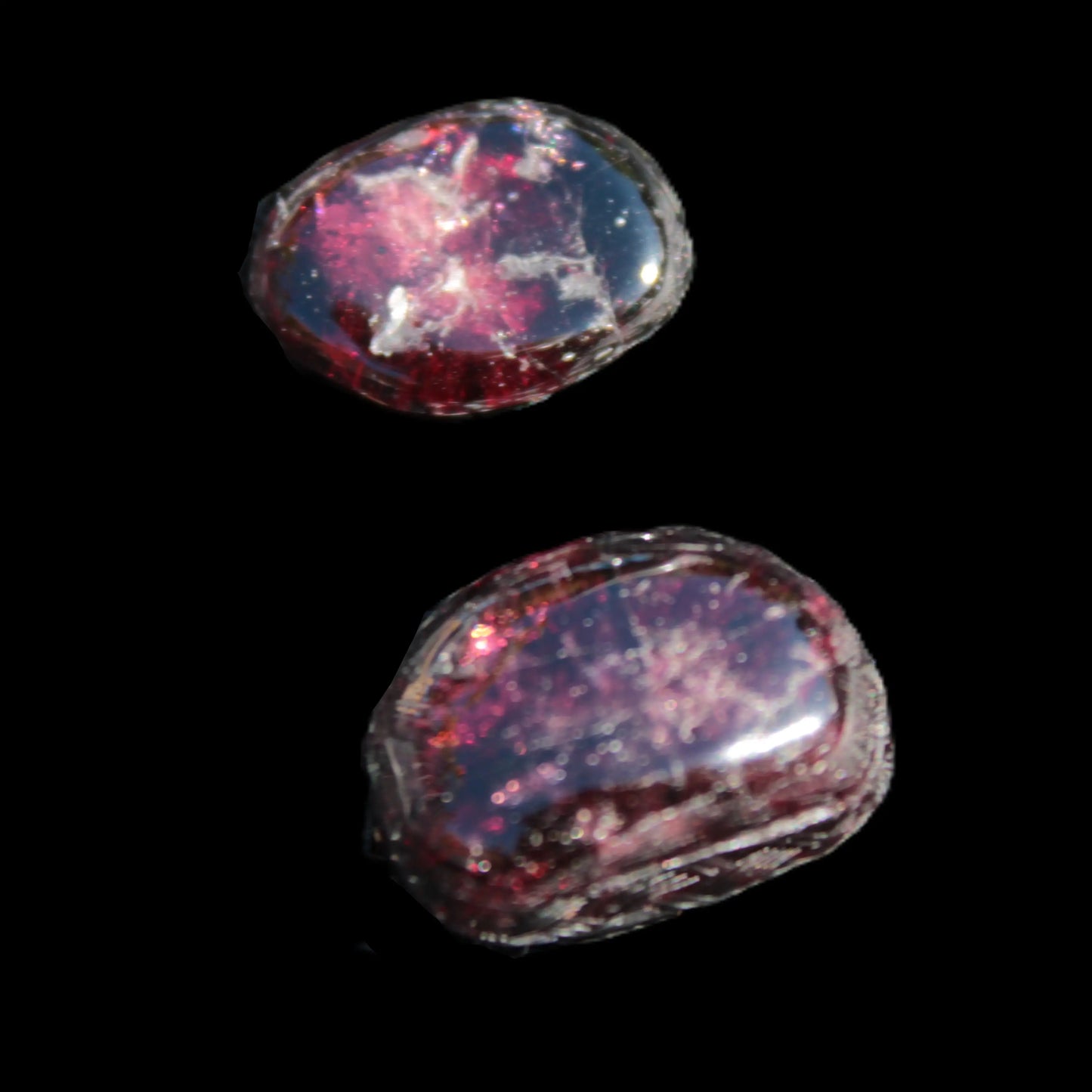 Red Garnet 2 polished crystals 8-10g Rocks and Things