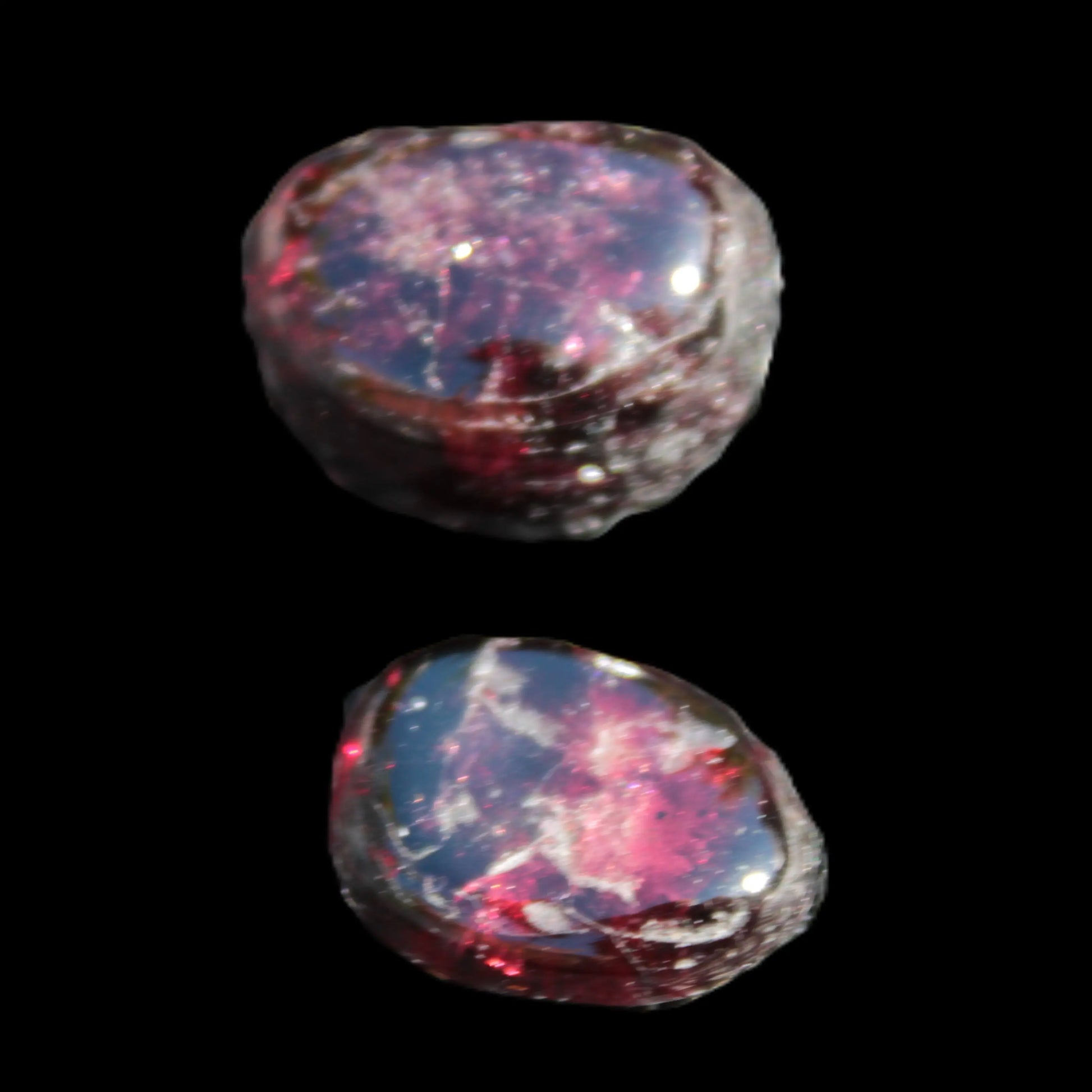 Red Garnet 2 polished crystals 8-10g Rocks and Things