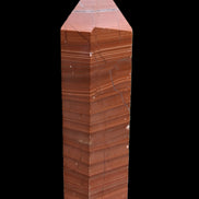 Red Jasper wood grain obelisk 298mm 4013g Rocks and Things Store