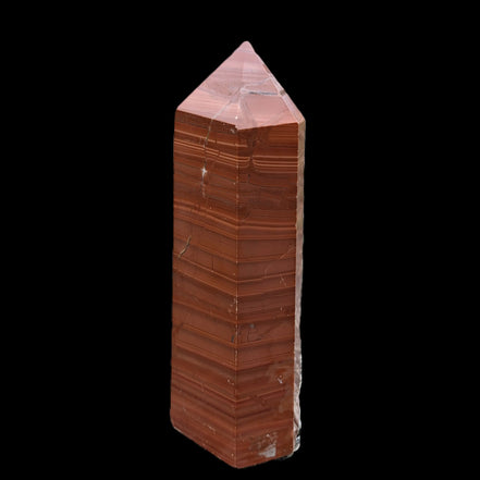 Red Jasper wood grain obelisk 298mm 4013g Rocks and Things Store