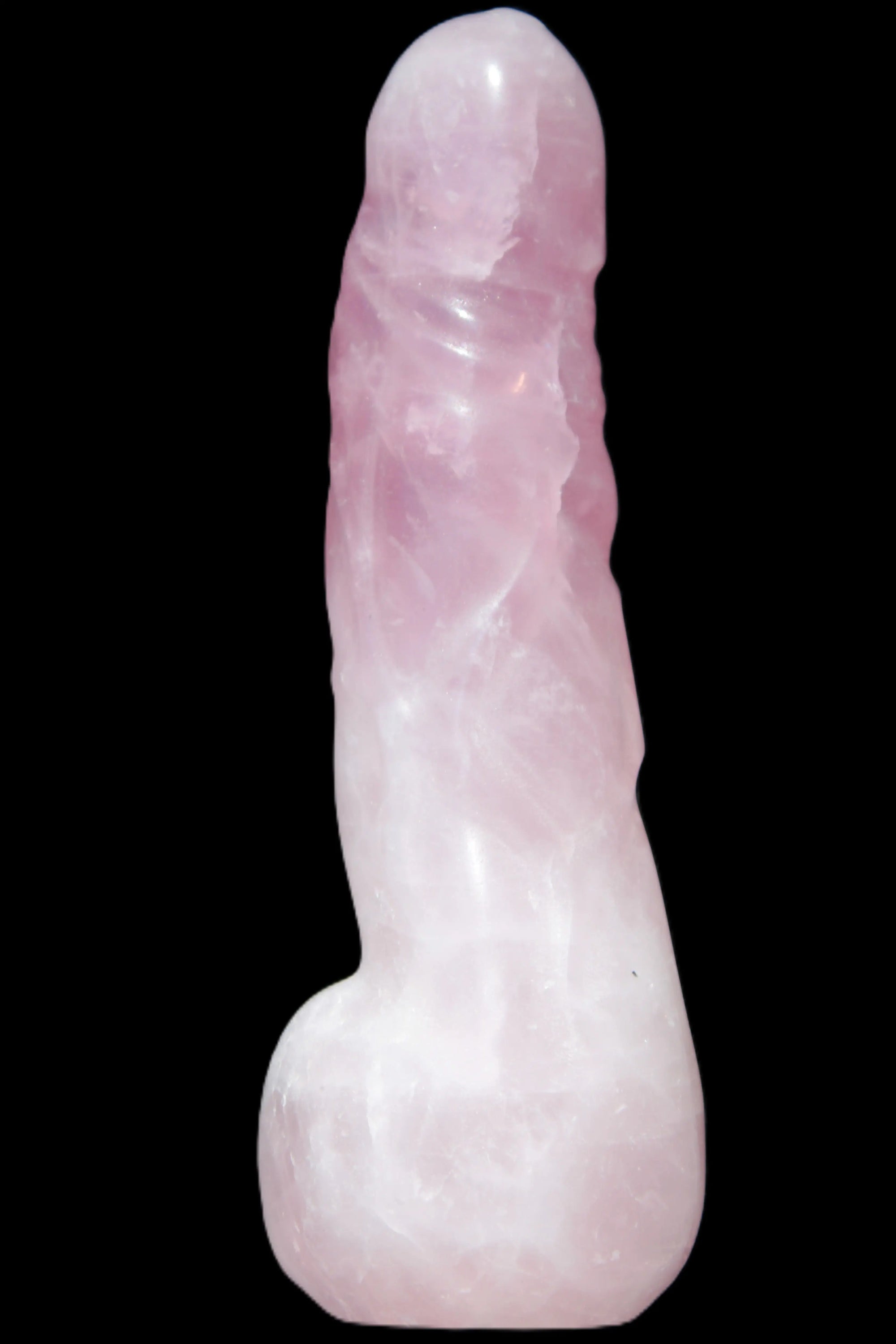 Rose Quartz hand-carved phallus 213g Rocks and Things