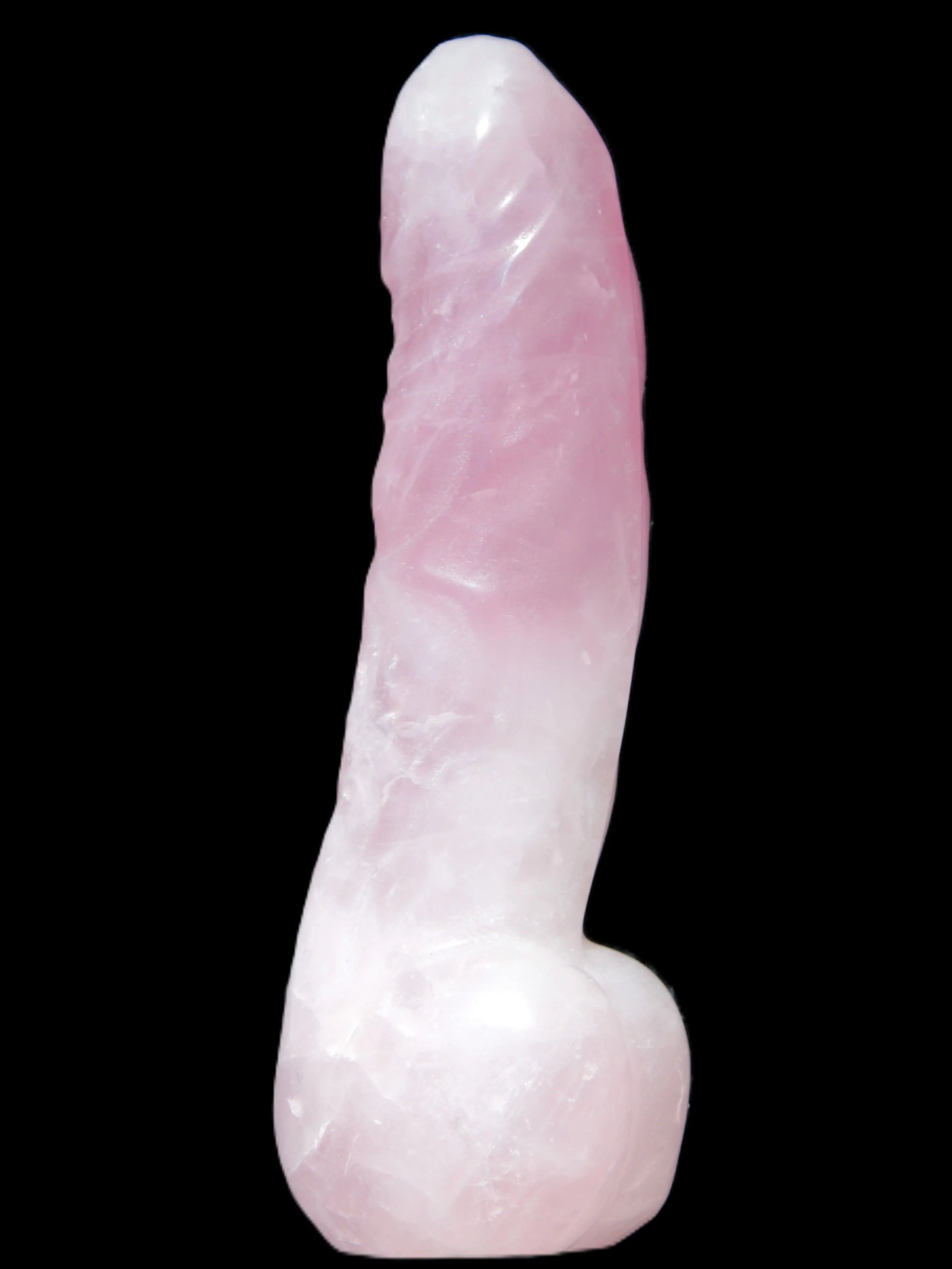 Rose Quartz hand-carved phallus 213g Rocks and Things