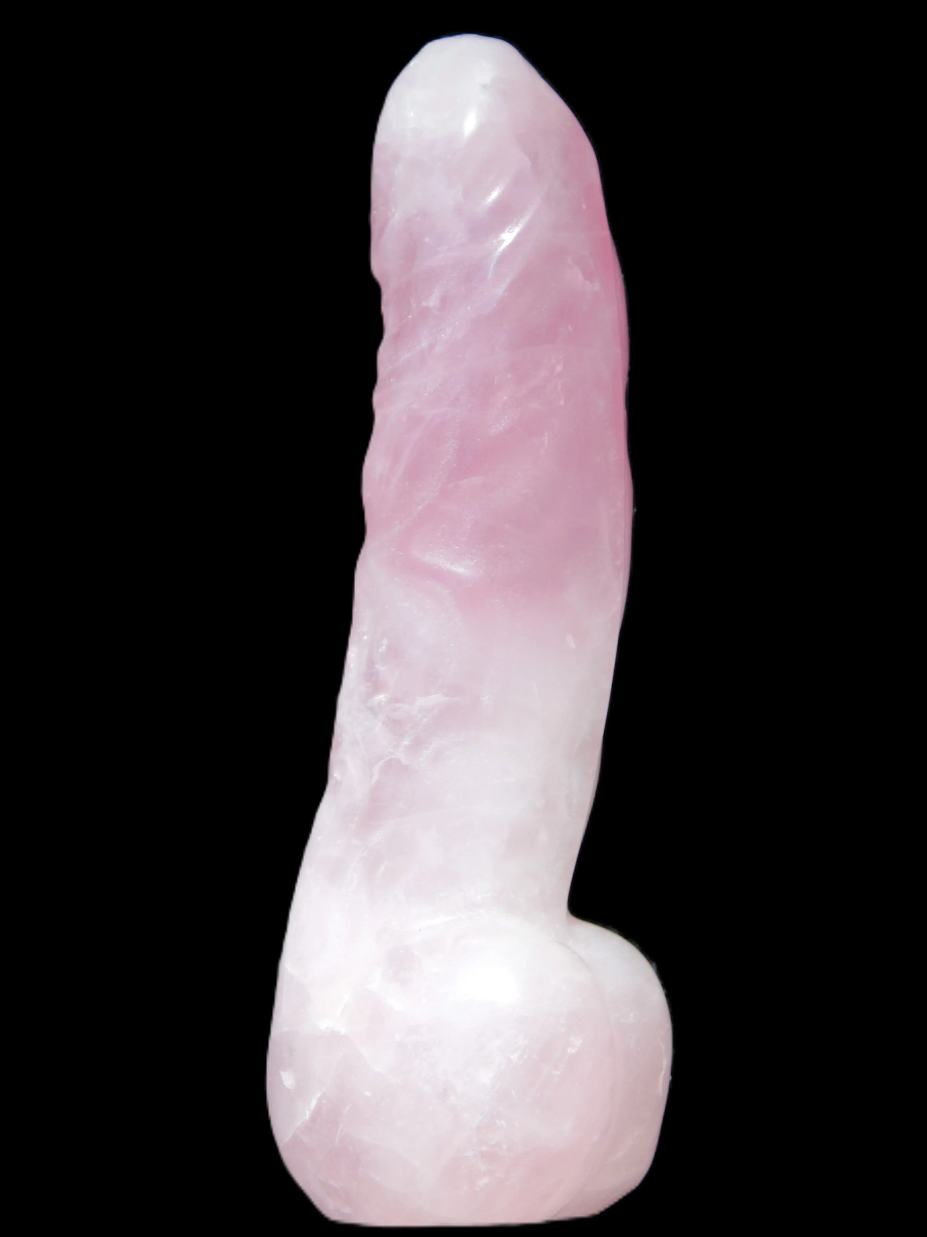 Rose Quartz hand-carved phallus 213g Rocks and Things