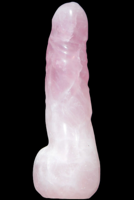Rose Quartz hand-carved phallus 213g Rocks and Things