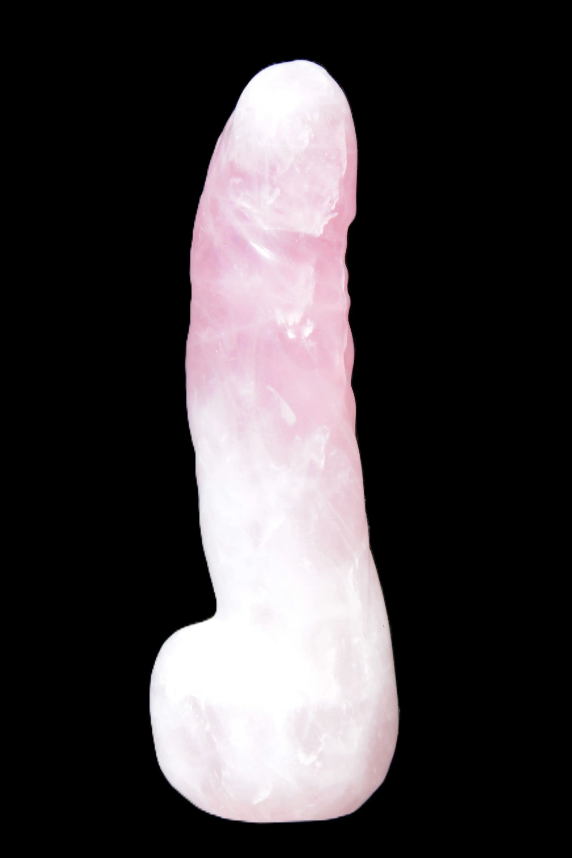 Rose Quartz hand-carved phallus 213g Rocks and Things