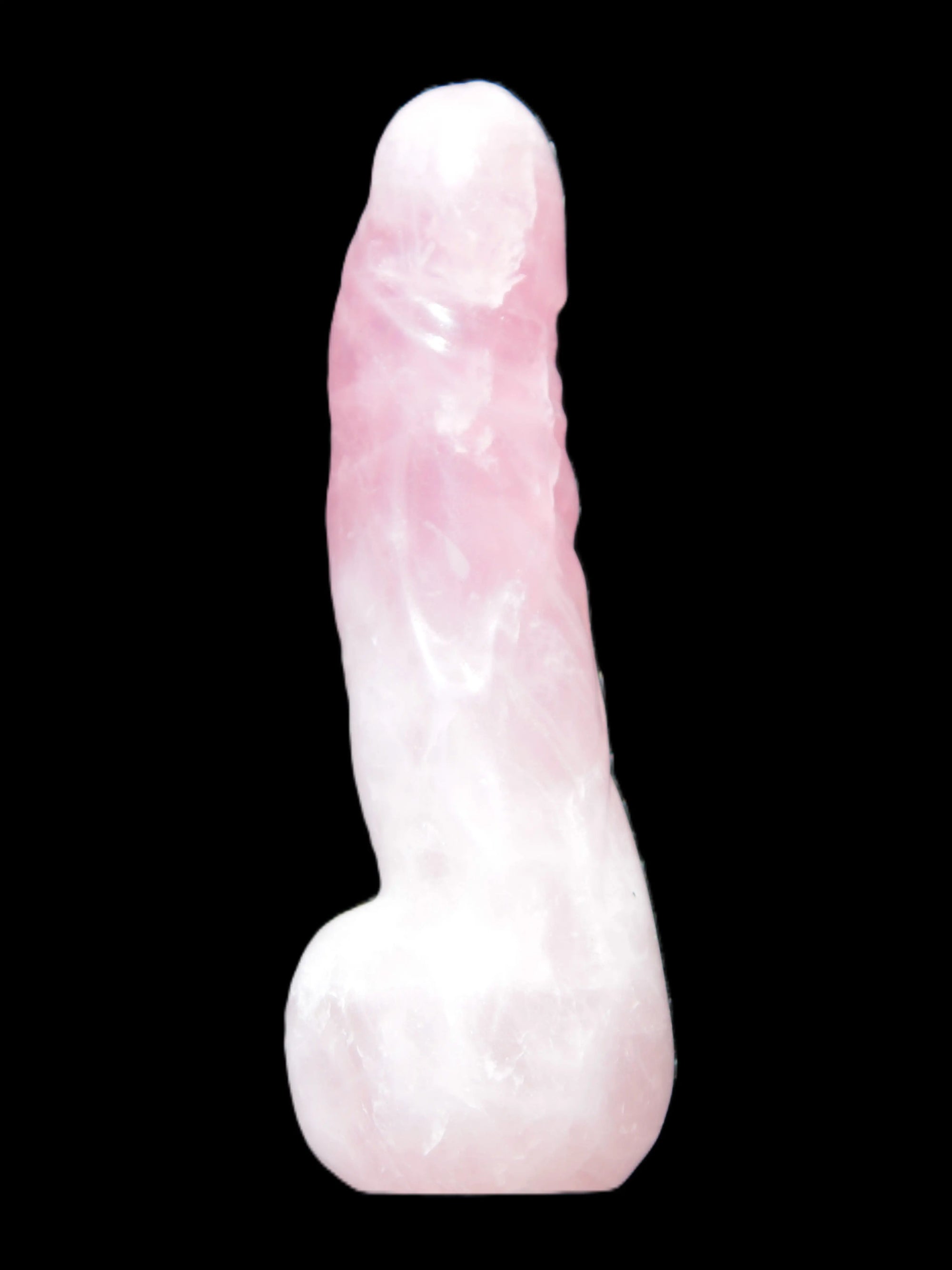 Rose Quartz hand-carved phallus 213g Rocks and Things