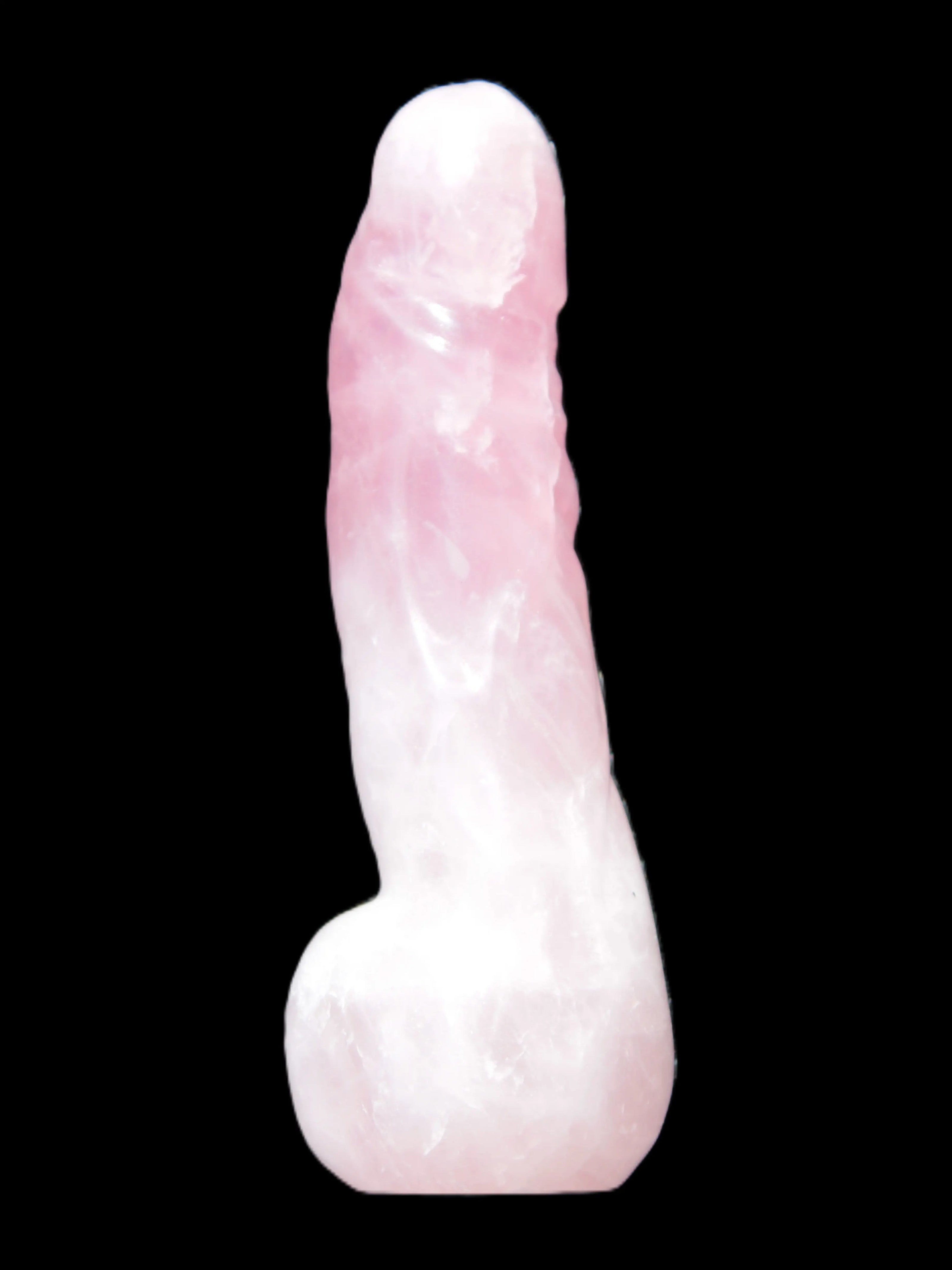 Rose Quartz hand-carved phallus 213g Rocks and Things