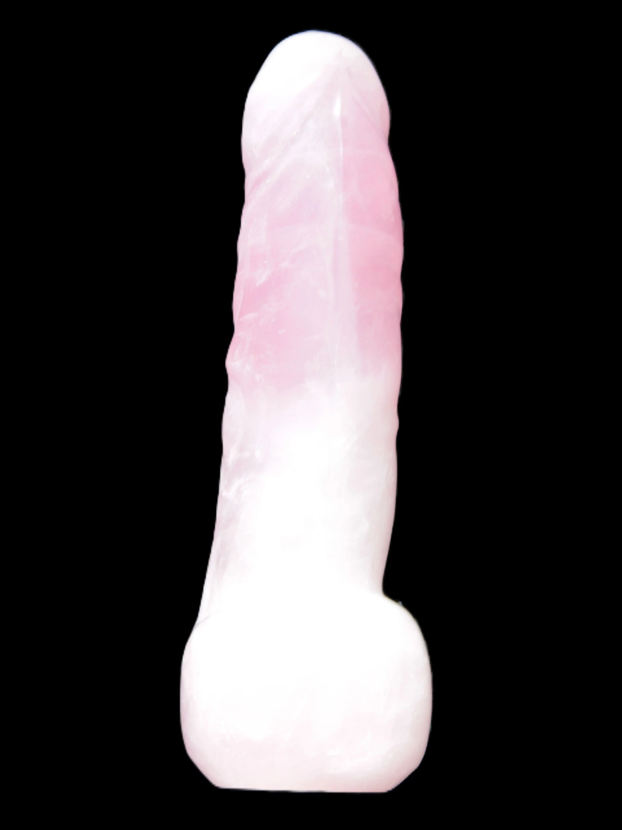 Rose Quartz hand-carved phallus 213g Rocks and Things