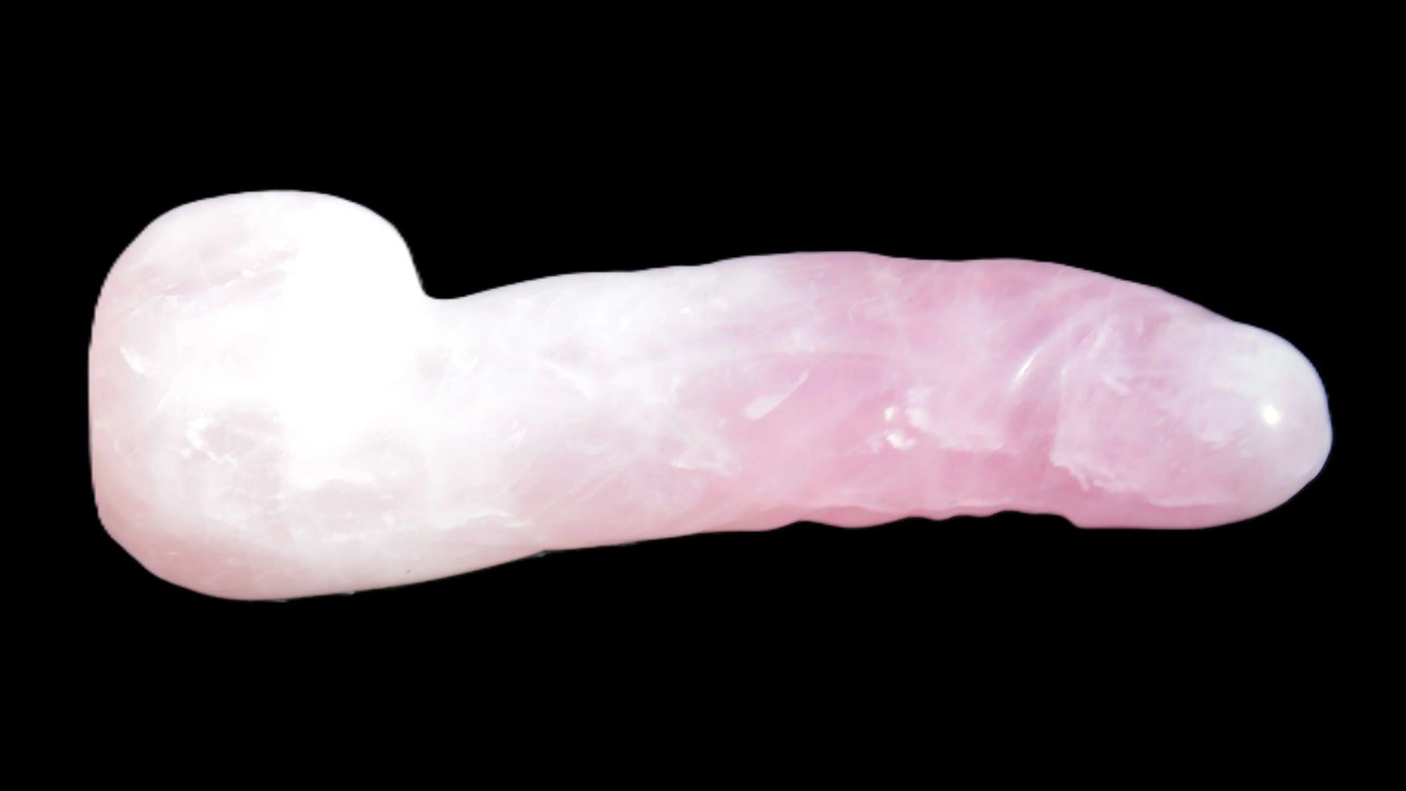 Rose Quartz hand-carved phallus 213g Rocks and Things