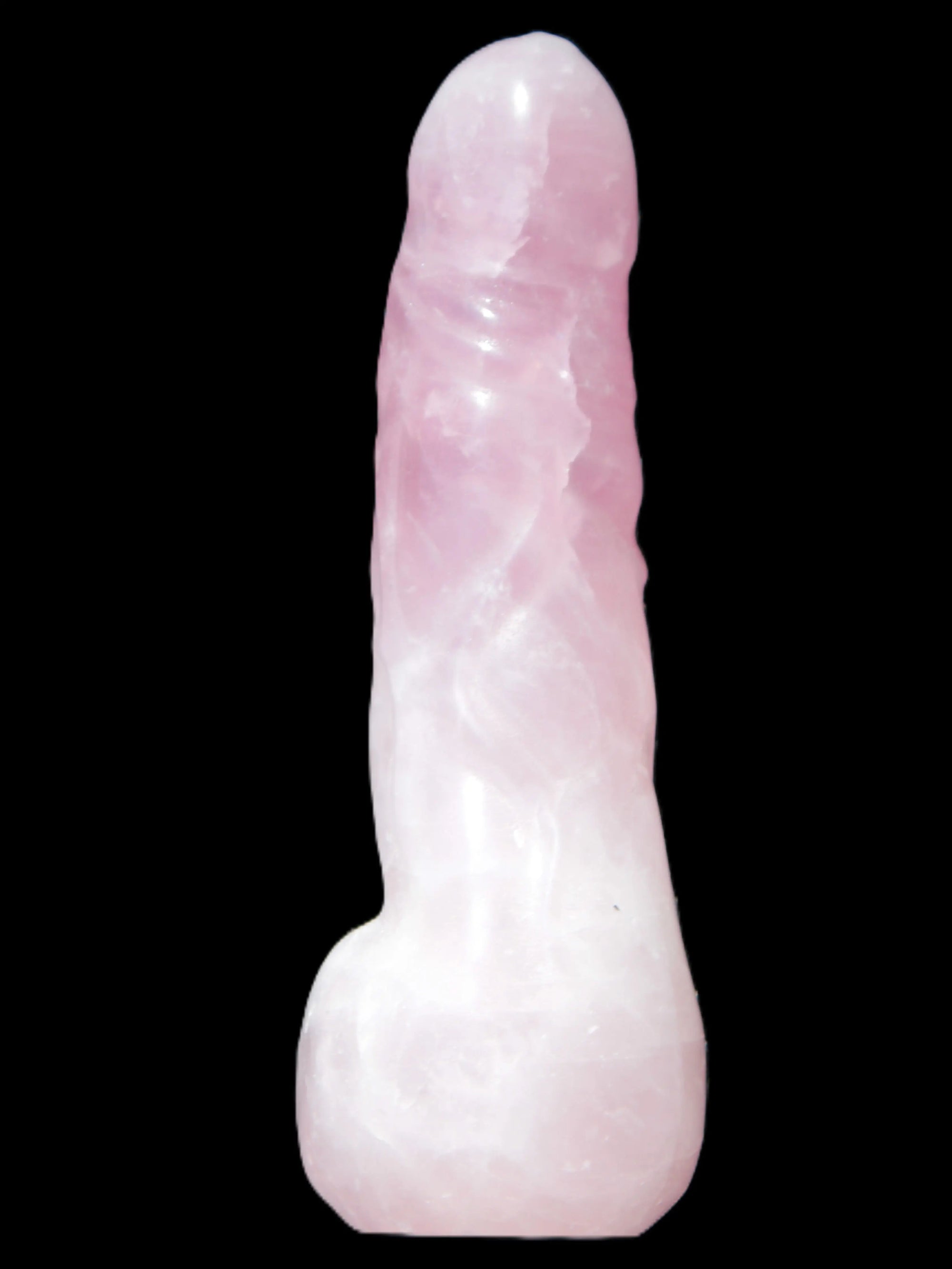 Rose Quartz hand-carved phallus 213g Rocks and Things