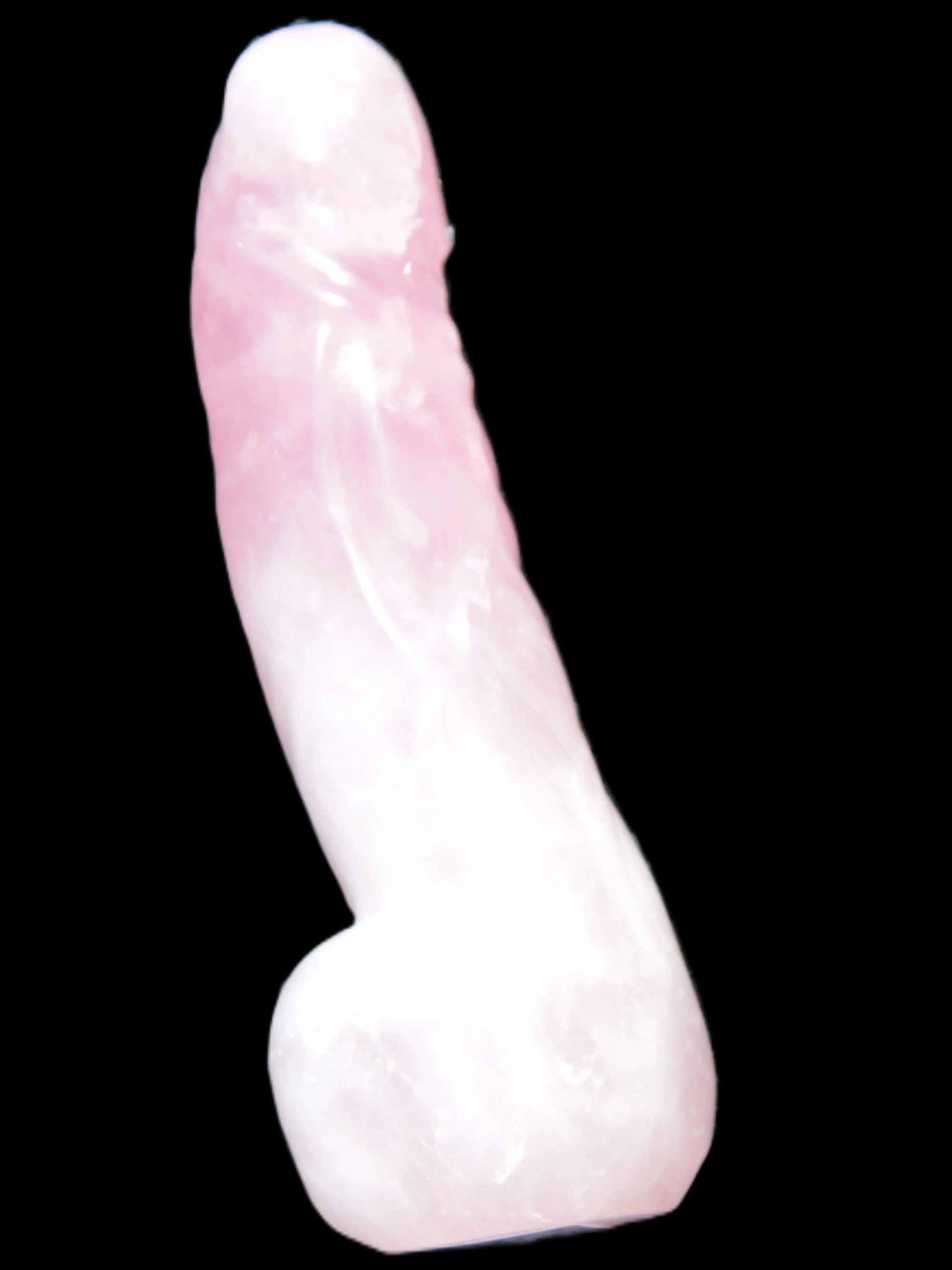 Rose Quartz hand-carved phallus 213g Rocks and Things