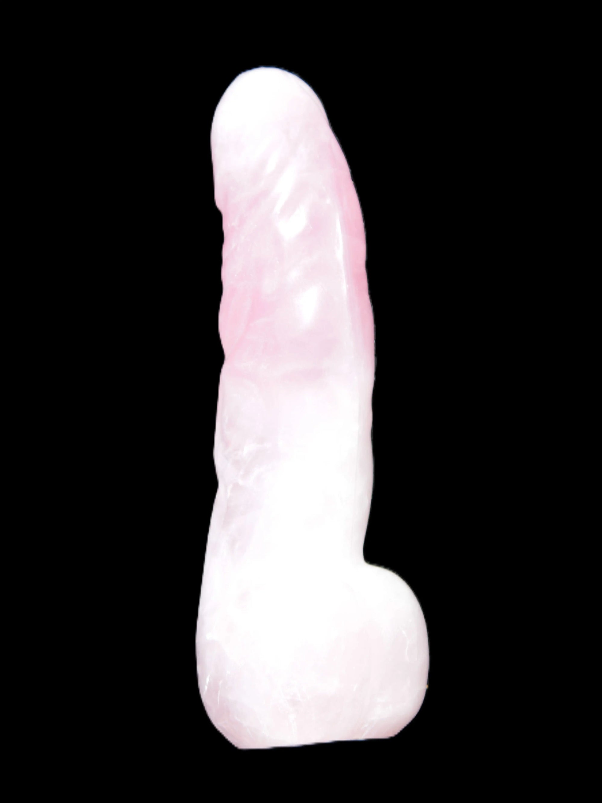 Rose Quartz hand-carved phallus 213g Rocks and Things