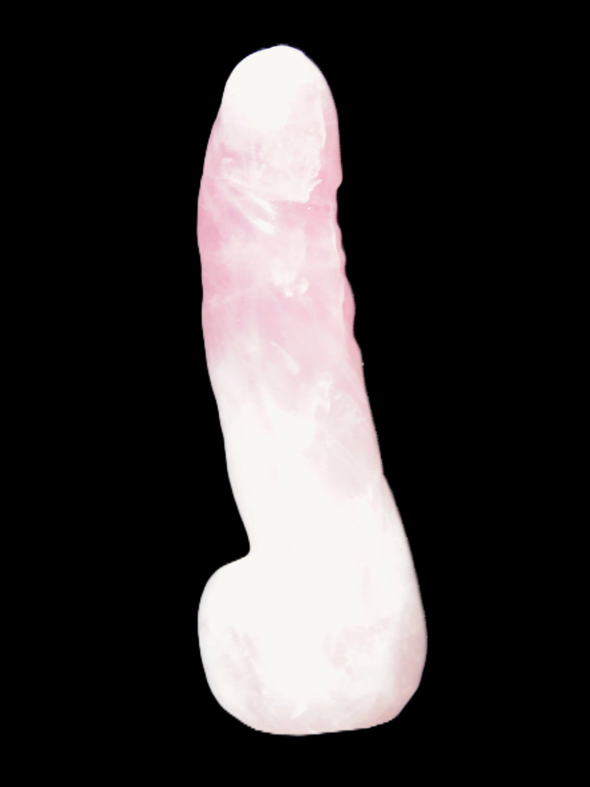 Rose Quartz hand-carved phallus 213g Rocks and Things