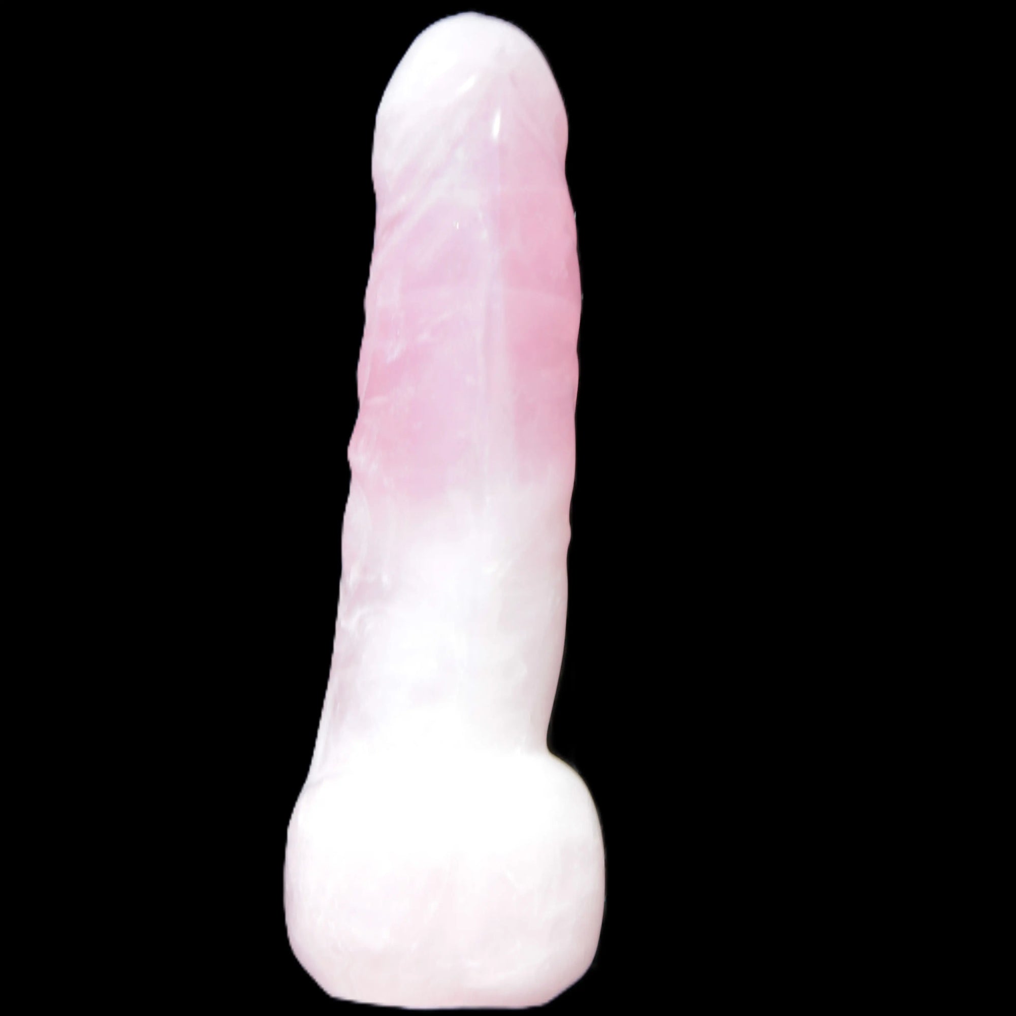 Rose Quartz hand-carved phallus 213g Rocks and Things