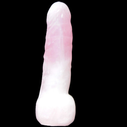 Rose Quartz hand-carved phallus 213g Rocks and Things
