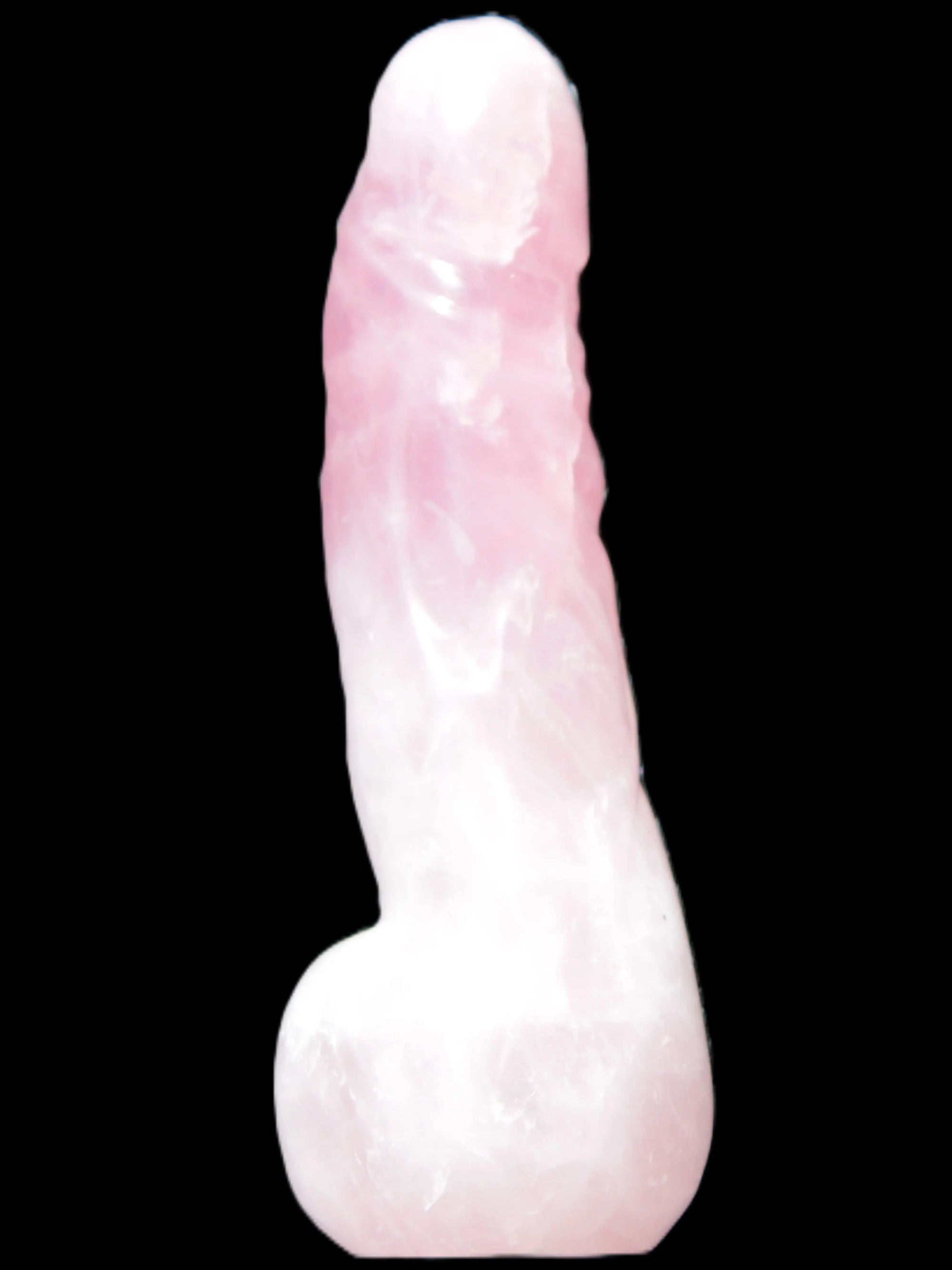 Rose Quartz hand-carved phallus 213g Rocks and Things
