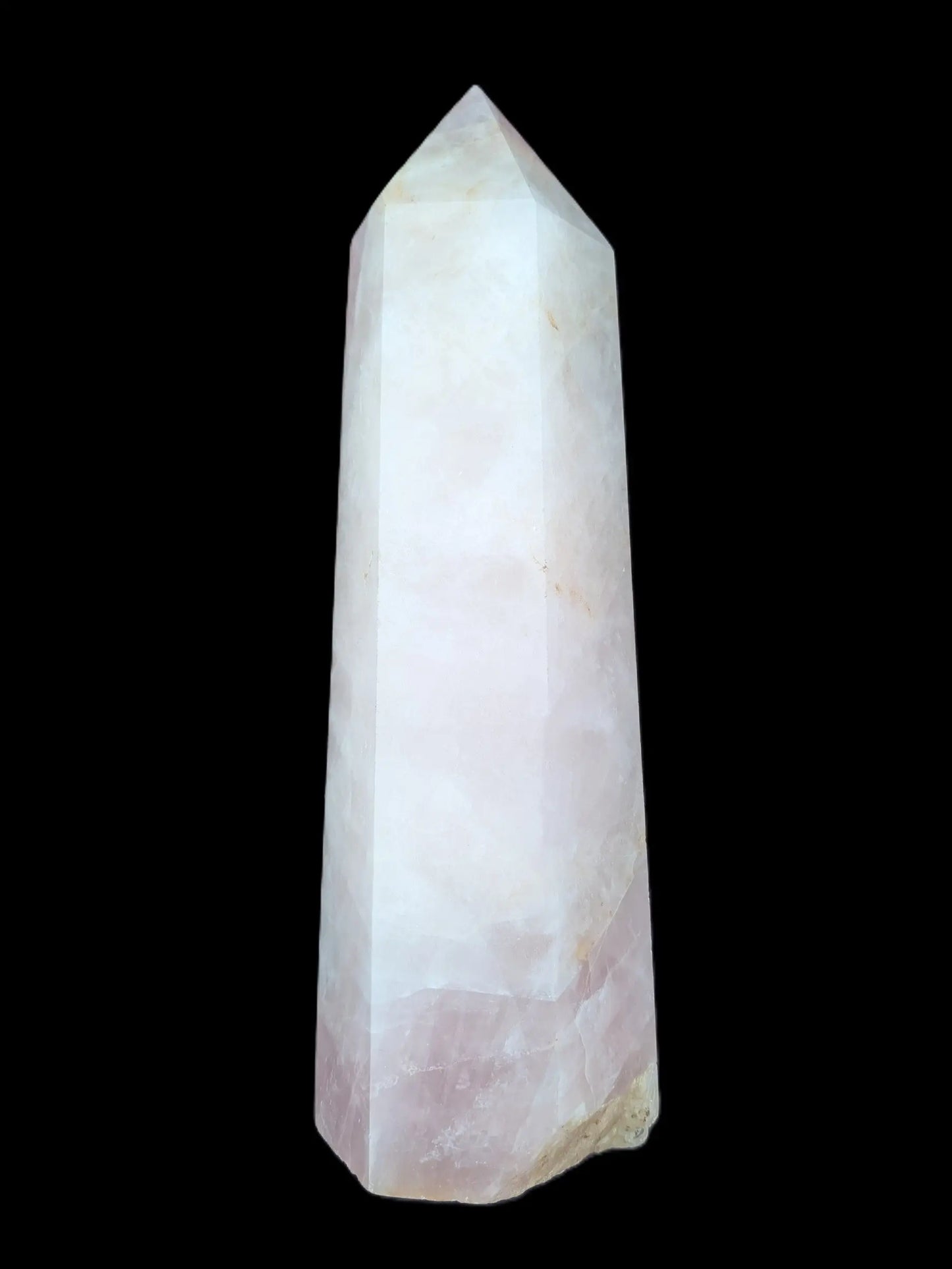 Rose Quartz obelisk wand point 3780g Rocks and Things Store