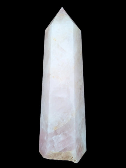 Rose Quartz obelisk wand point 3780g Rocks and Things Store