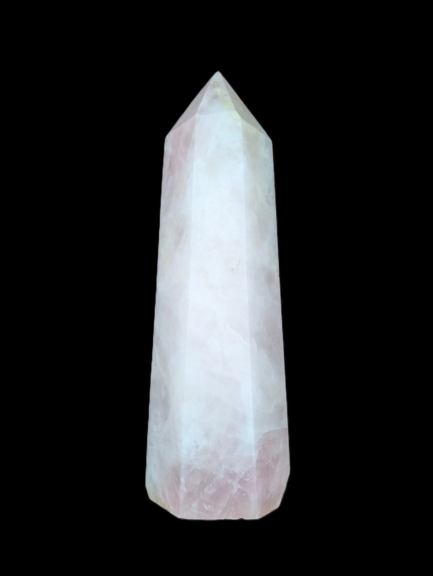 Rose Quartz obelisk wand point 3780g Rocks and Things Store