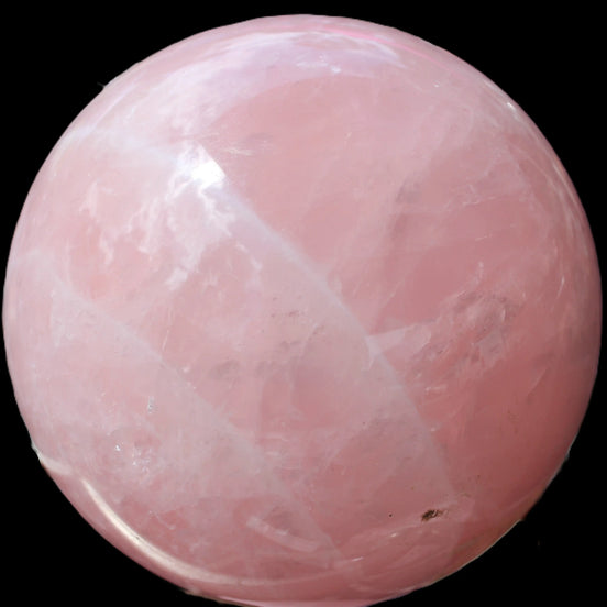 Rose Quartz sphere 2676g Rocks and Things